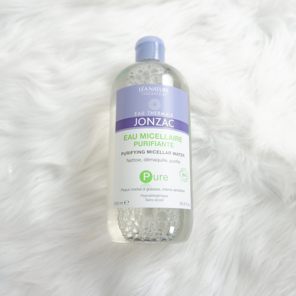 Nước tẩy trang Eau Thermale Jonzac Pure Purifying Micellar Water cho da dầu và hỗn hợp 500ml NPP Shoptido