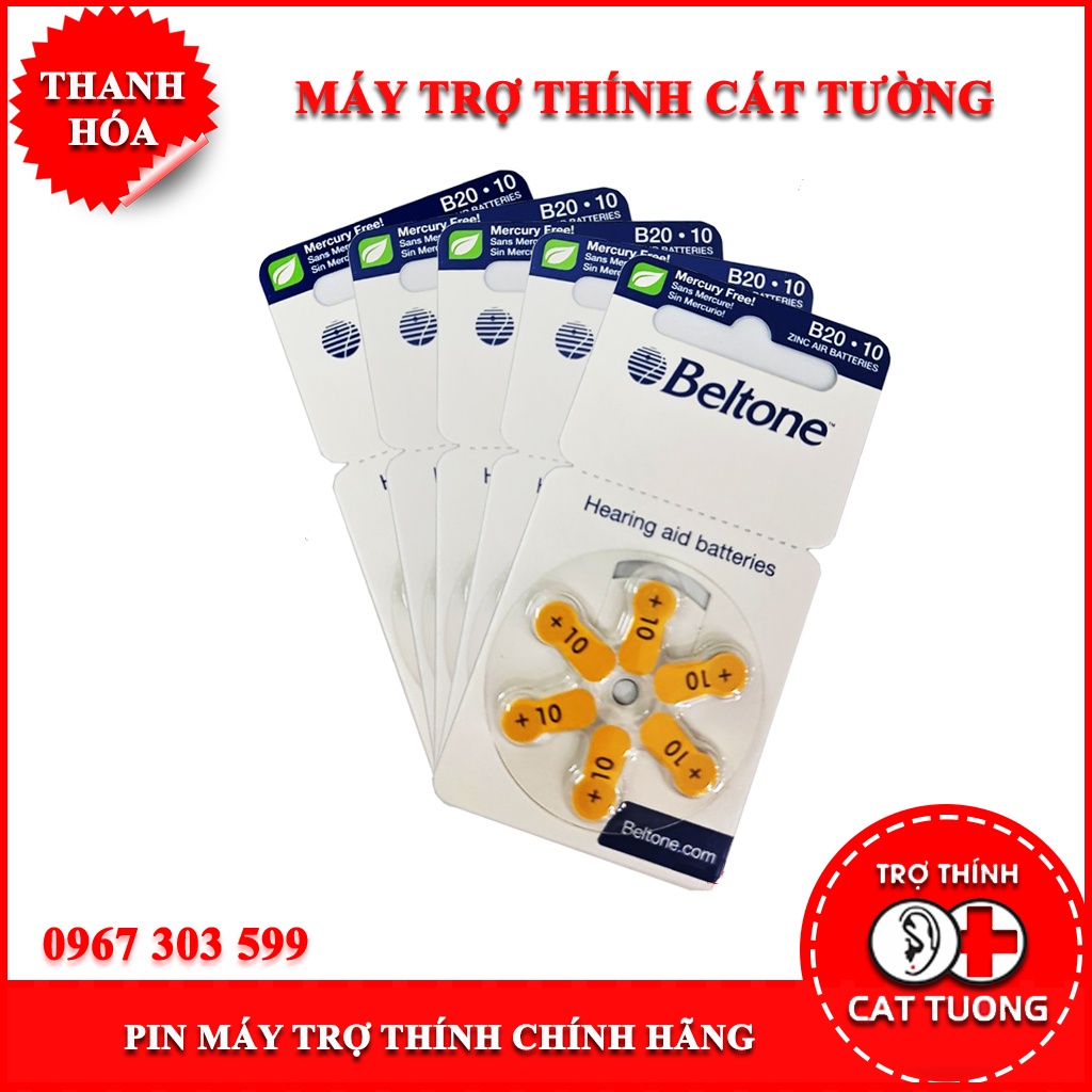 Pin 10, pin máy trợ thính Beltone hàng chính hãng
