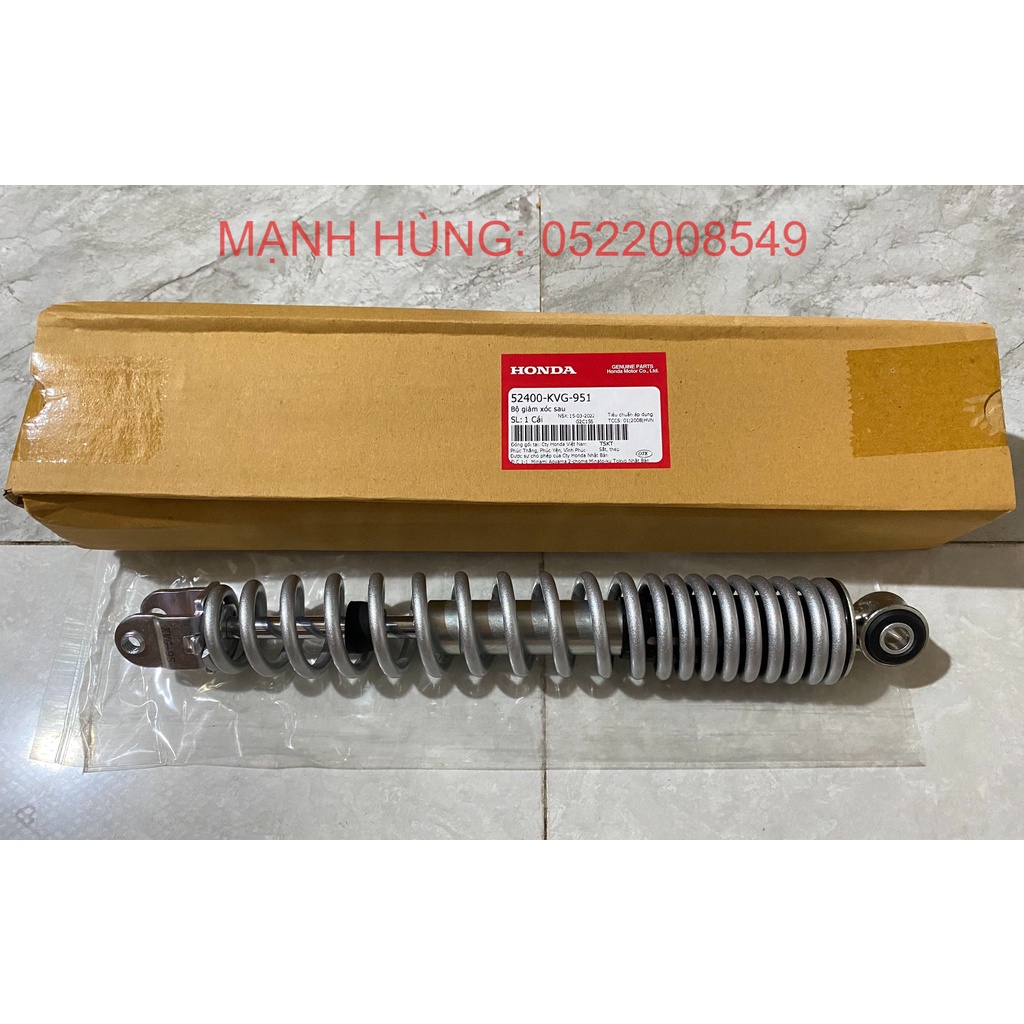 Giảm sóc sau - phuộc sau HONDA AIR BLADE110 năm 2007 màu Trắng.