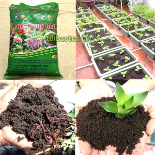 Phân bón trùn quế dinh dưỡng cho cây - Bao 5kg - VTN2