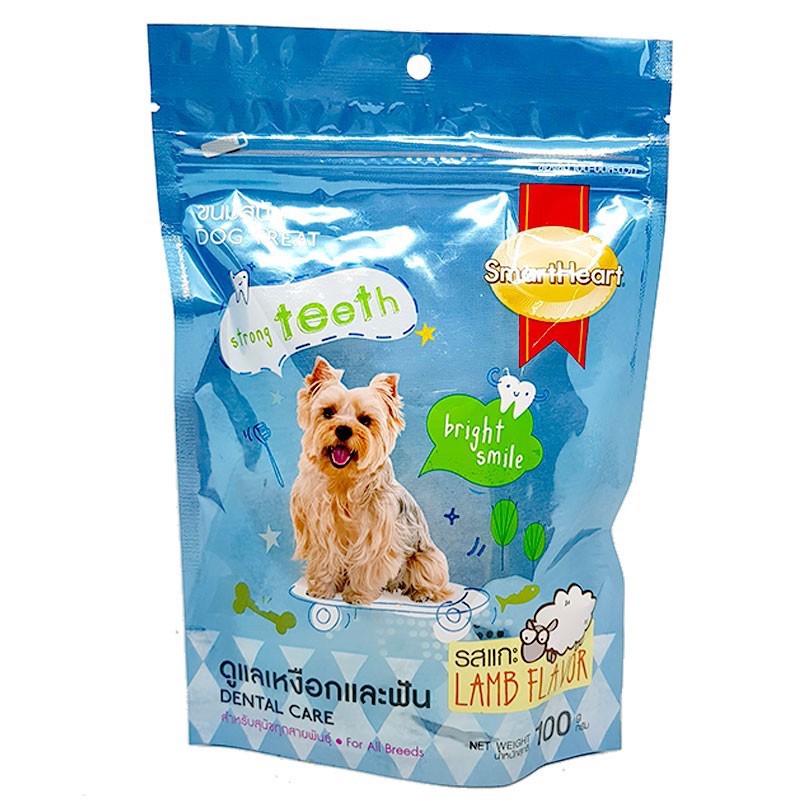 Bánh thưởng cho chó giúp răng chắc khỏe Smartheart Dog Treat Dental Care  100gr