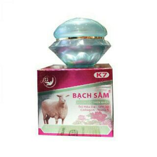 Kem mụn - trắng da - giảm thâm - mờ sẹo bạch sâm k7