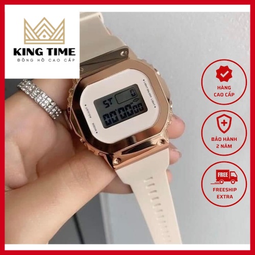 [Bảo Hành 2 Năm + Quà Tặng 50k] Đồng Hồ Nam Nữ 5600 Chống Nước Hottrend- Viền Thép Không Gỉ 45mm 3 Màu  - KingTime Watch | BigBuy360 - bigbuy360.vn
