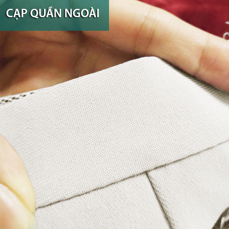 Quần âu, quần tây nam Nazingo màu trắng sữa, chất tuyết mưa T65 xốp mịn thoáng khí