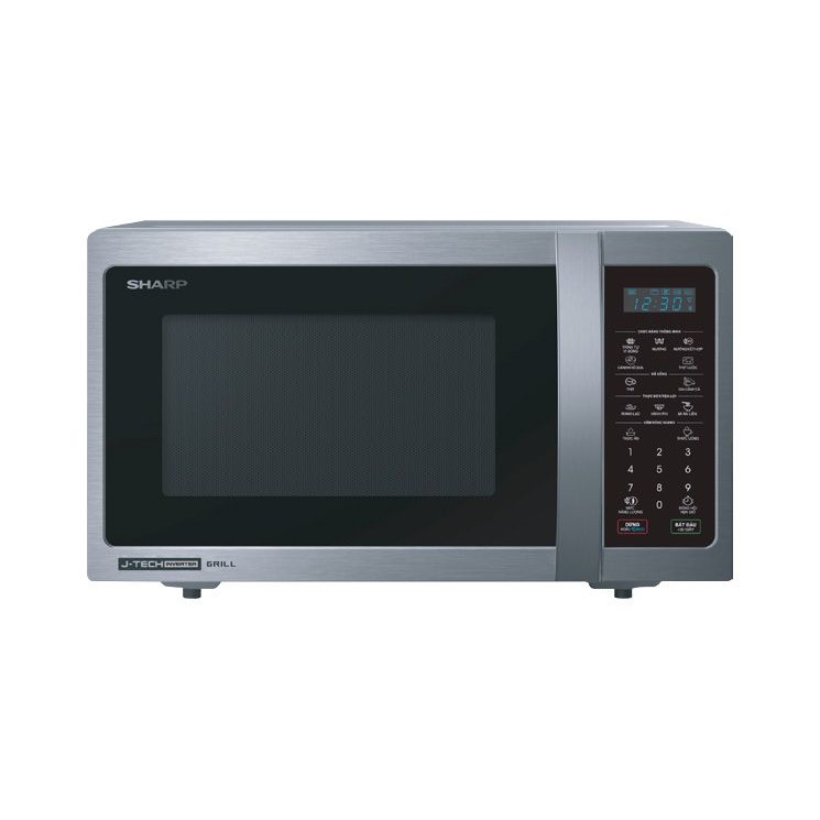 Lò vi sóng SHARP R-G32XVN-ST 23 lít, lò inverter có nướng, đa chức năng gia dụng chính hãng