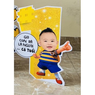 Số Tuổi Dựng Trang trí sinh nhật