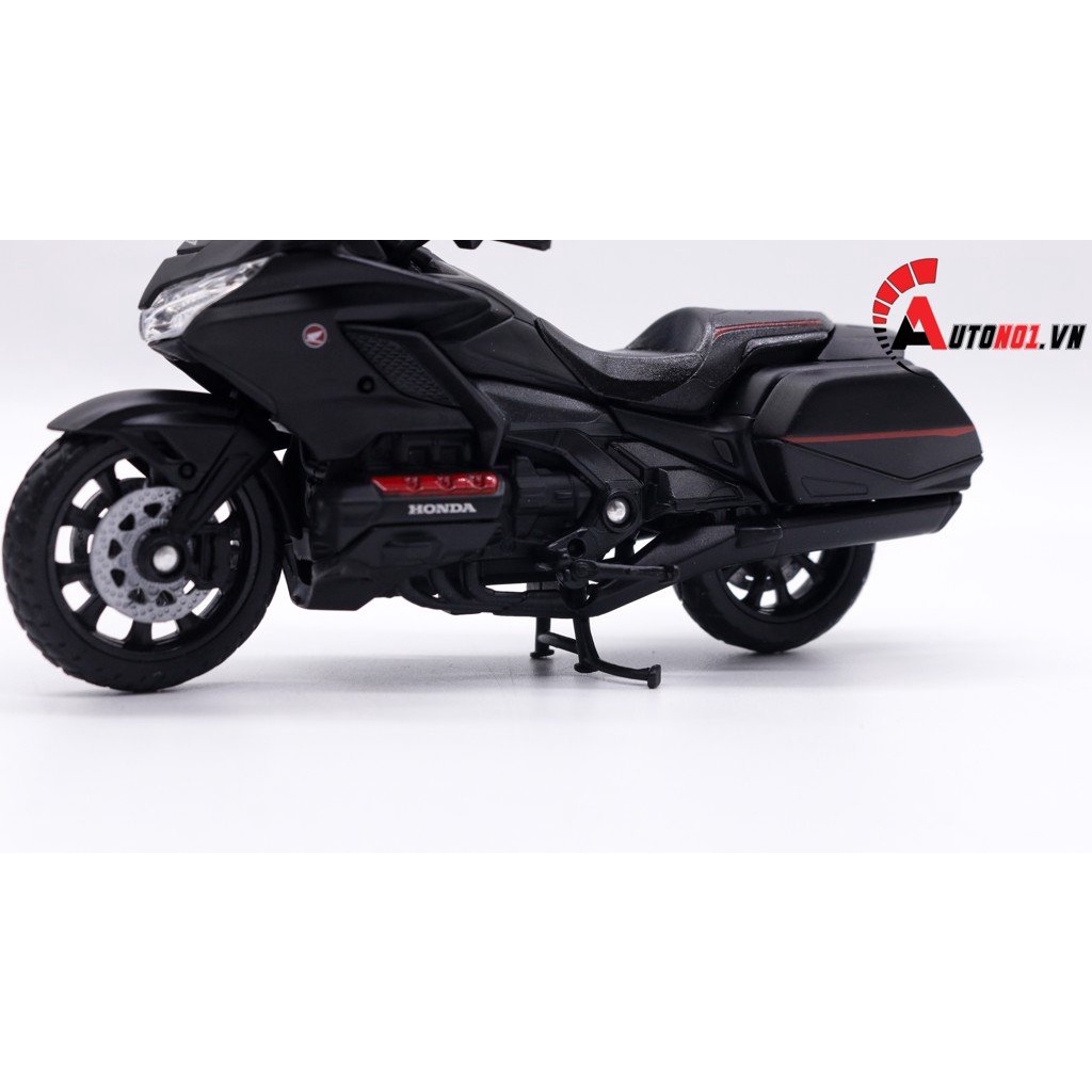 MÔ HÌNH XE HONDA GOLDWING BLACK 1:18 WELLY 7820