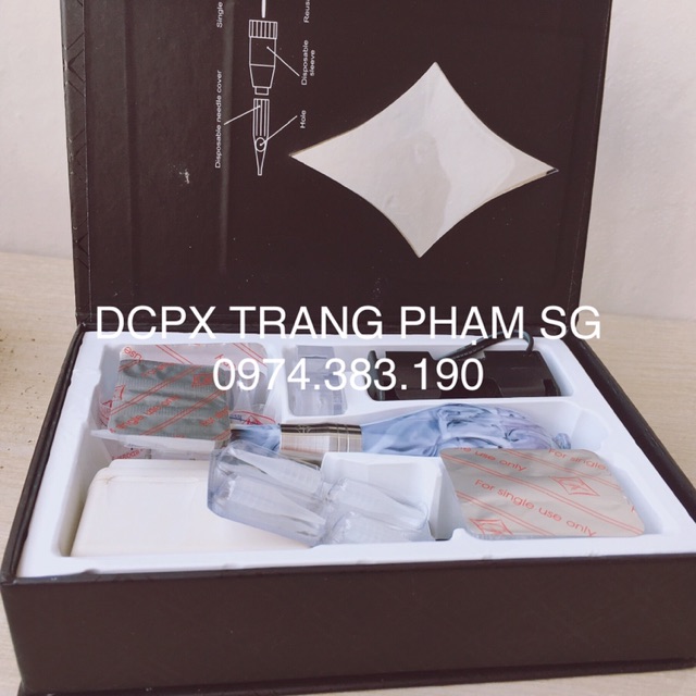 Máy phun xâm thần thánh tích điện - chỉnh tốc - chỉnh kim - kim ngắn / dcpxtrangphamsg