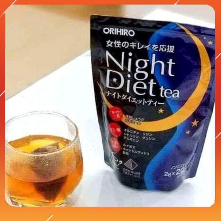 Trà giảm cân Night diet Nhật bản [FREE SHIP_AUTH]  Trà đêm orihiro