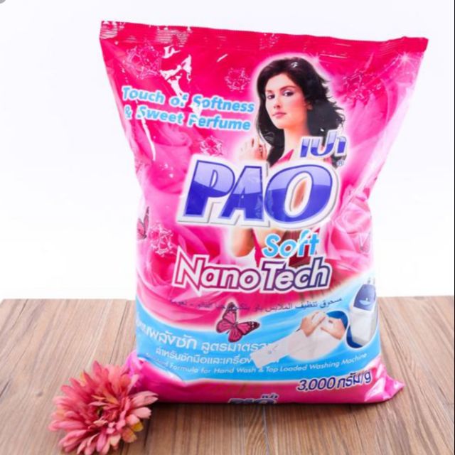 Bột giặt PAO soft nano tech