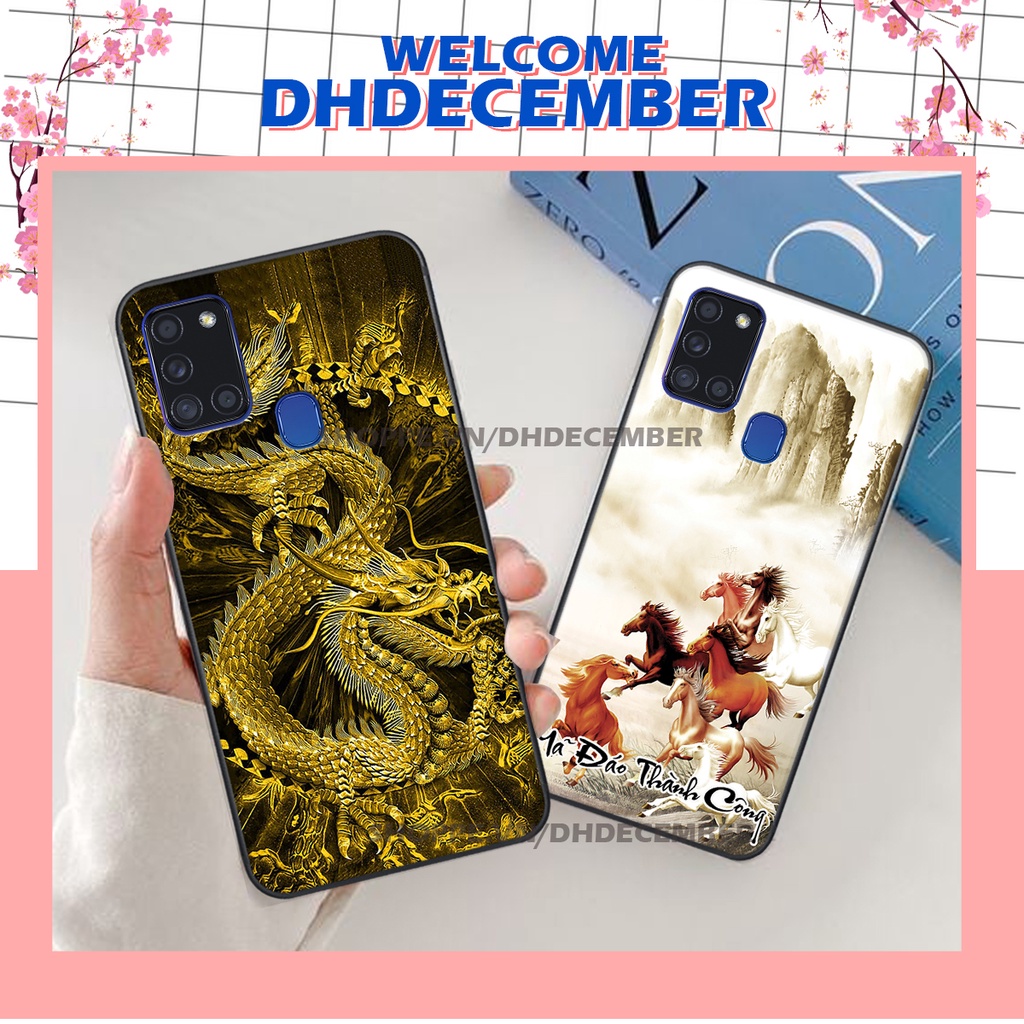 Ốp lưng Samsung Galaxy A21S in hình thư pháp tâm an vạn sự an ,mã đáo thành công SIÊU CHẤT
