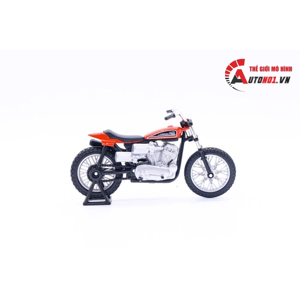 MÔ HÌNH HARLEY DAVIDSON 1972 XR750 RACING BIKE 1:18 MAISTO 3600