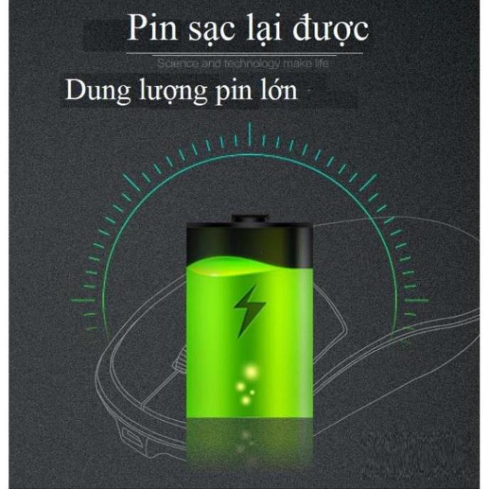 Chuột không dây cao cấp - Chuột không dây hợp kim kèm miếng lót kim loại K1