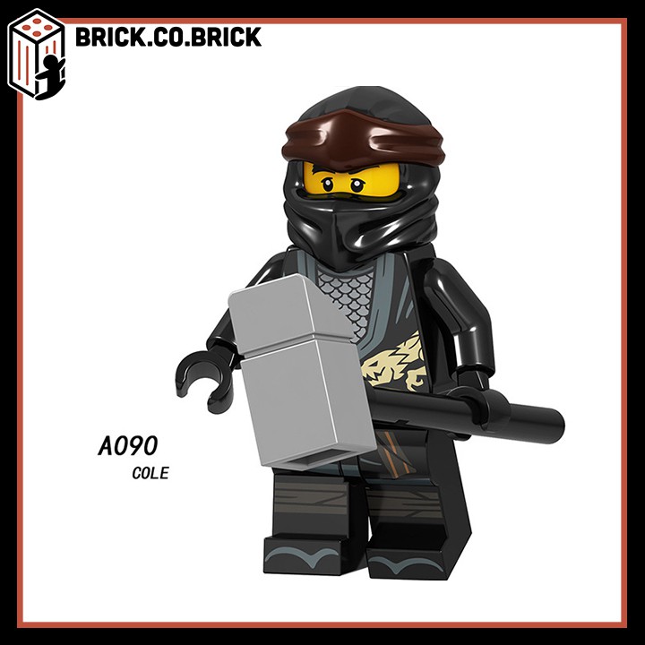 Lego Ninja Phantom Đồ Chơi Lắp Ráp Minifigure Và Non Lego Nhân Vật Hồ Ly Samurai Akita Zane Nya Kai Jay A090-A097