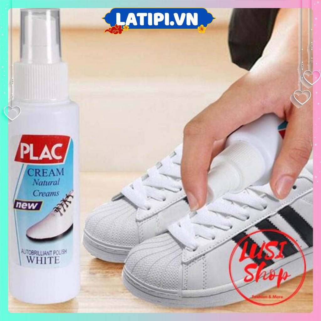 Chai Xịt Tẩy Trắng Giày Dép Túi Xách Plac 100ml LATIPI