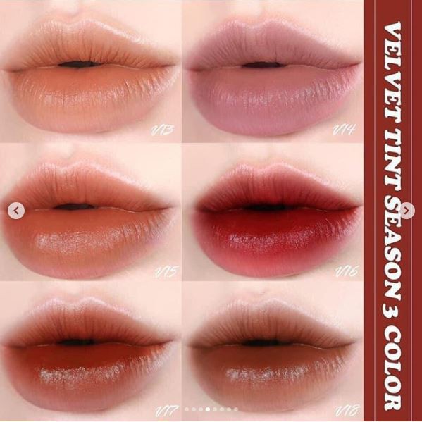 Son Merzy  Son kem lì Merzy The First Velvet Tint