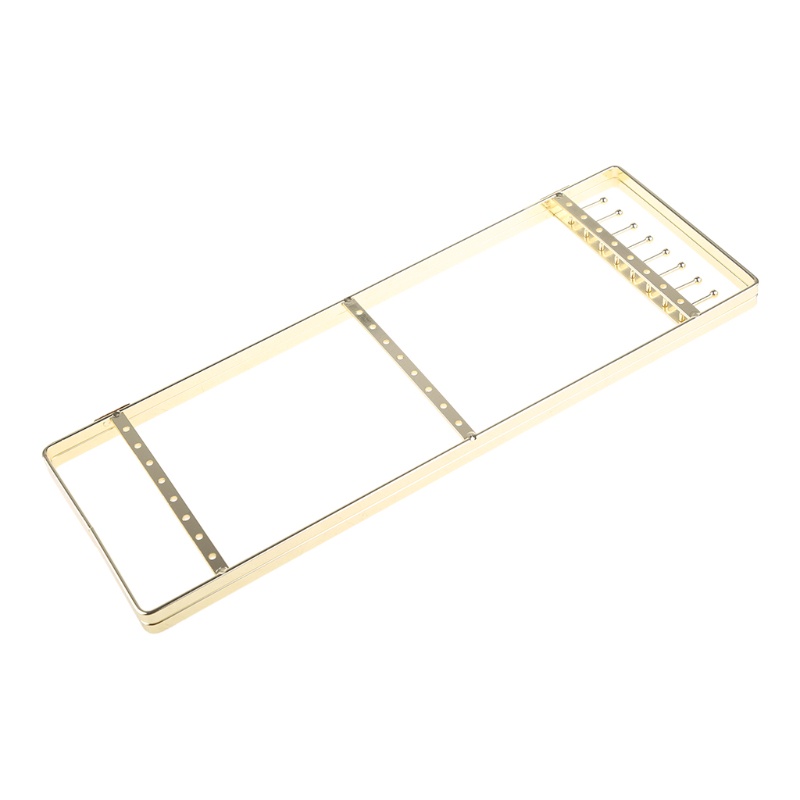 Giá Đỡ Trưng Bày Trang Sức 2 Tầng Bằng Kim Loại Có Thể Gập Lại Tiện Dụng