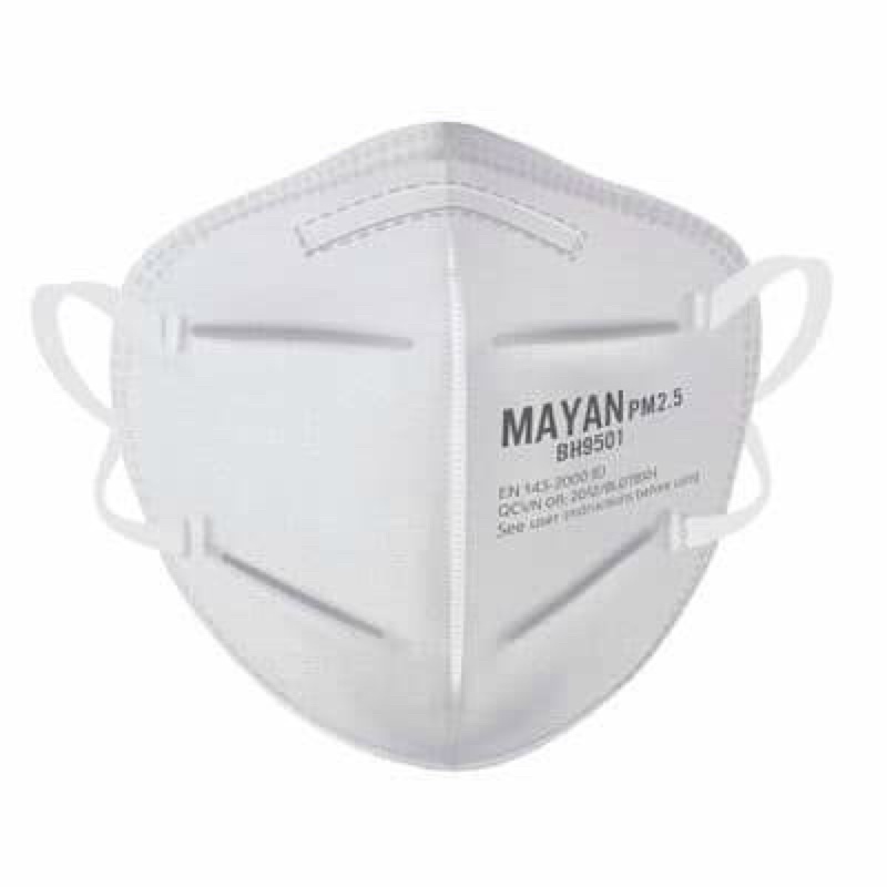 Khẩu trang N95 BH9501 - MAYAN màu trắng 1 túi 2 chiếc