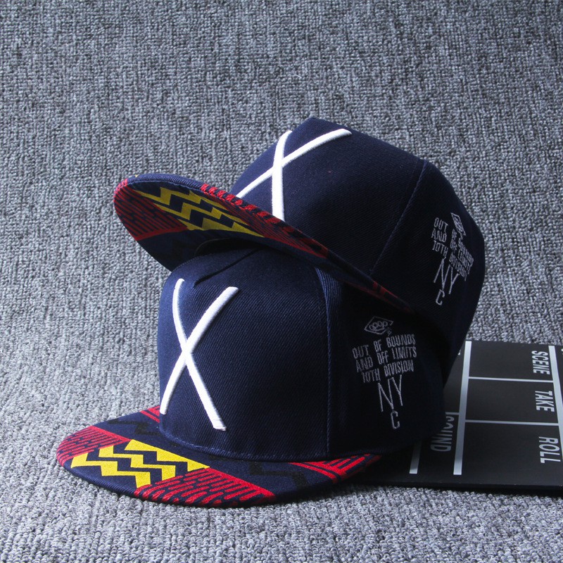 Mũ Snapback Nón Hiphop Thời Trang Hàn Quốc Chữ X