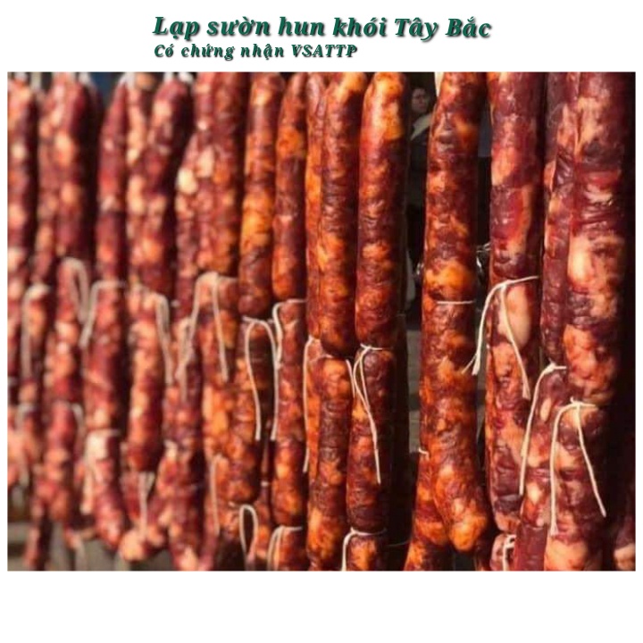 Lạp sườn Tây Bắc - 500g, lạp xưởng hun khói