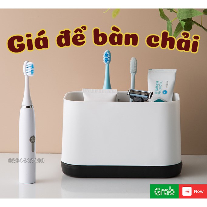 Giá để bàn chải đánh răng – khay đựng đồ dùng cá nhân cao cấp có thể tháo rời