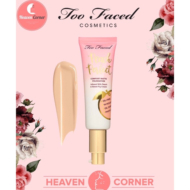 Kem nền Too Faced Peach Perfect Foundation 48ML Fullsize