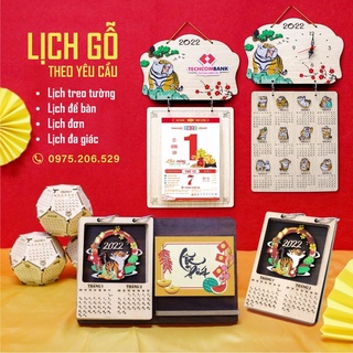 Lịch gỗ để bàn