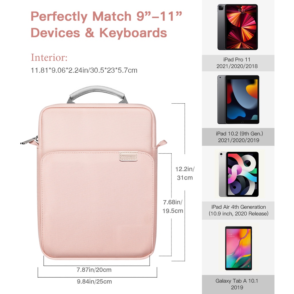 Túi Đựng Máy Tính Bảng Samsung Galaxy Tab S6 Lite ,Galaxy Tab S7, iPad Pro 11 2021-2018 9-11 Inch