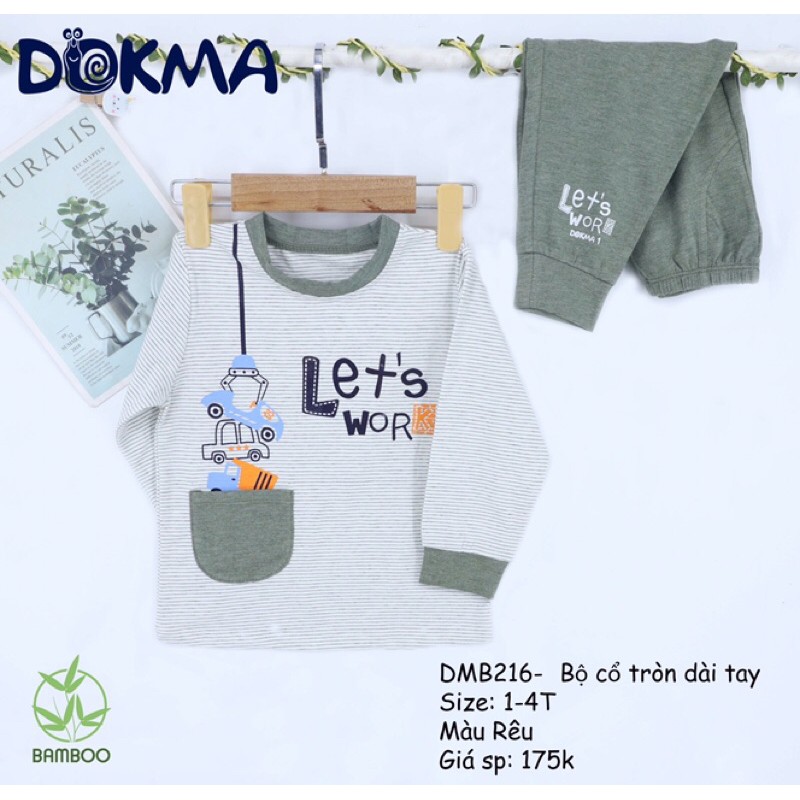 Bộ cổ tròn dài tay dokma