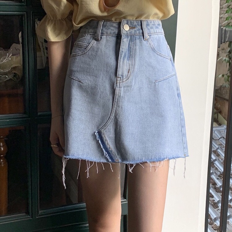 CHÂN VÁY JEANS