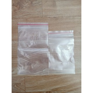 100G Túi zip trong viền đỏ