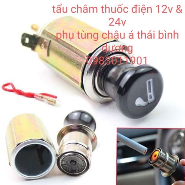 Tẩu châm thuốc ô tô,xe máy, tàu thuyền,12v,24v