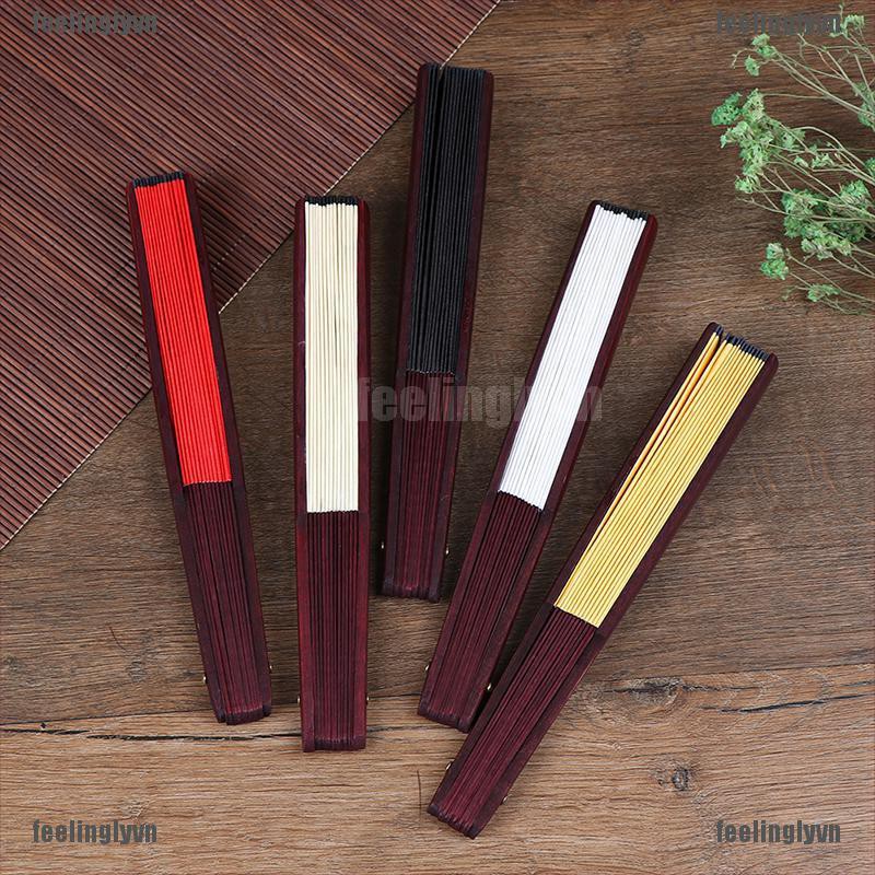 Quạt lụa nan tre phong cách Nhật Bản | BigBuy360 - bigbuy360.vn