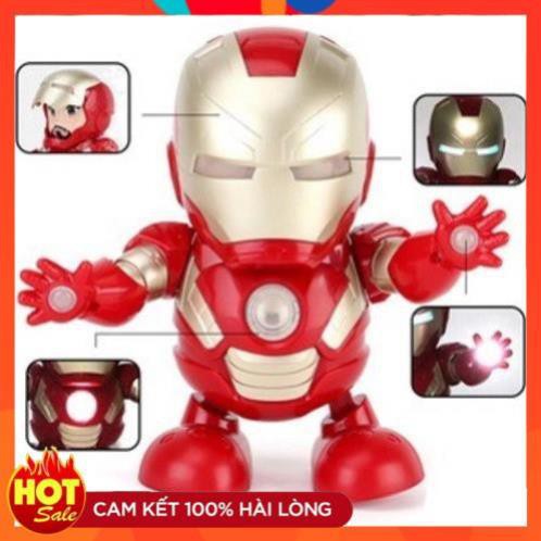 (RẺ NHẤT THIÊN HẠ) Robot Dancing Iron Man Tự nhảy, Bumblebee Dance Hero-Robot nhảy múa vui nhộn cho bé yêu