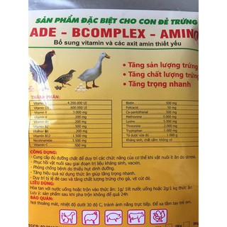ADE B.Complex – Amino amin cung cấp đạm, khoáng, vitamin đầy đủ cho gia súc, gia cầm