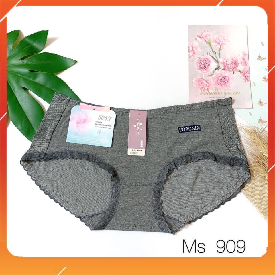 Quần lót nữ cotton đũi cao cấp kháng khuẩn mềm mại thấm hút mồ hôi viền ren Q2159