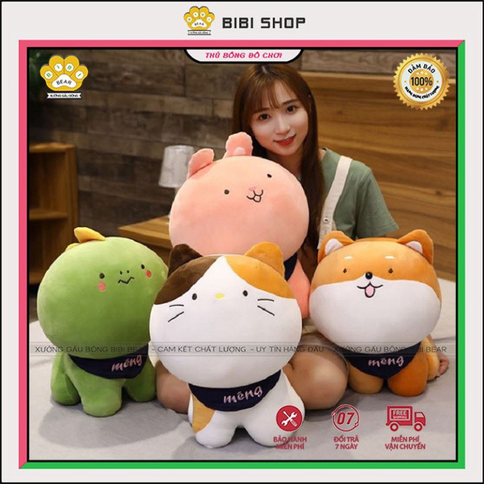 Gấu bông đồ chơi, chó thần tài ngộ nghĩnh, thú bông cao cấp dễ thương - Hàng đúng chất lượng