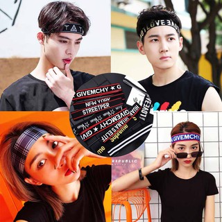 1:  Headband V BTS Băng Đô Thể Thao Cotton TFBOYS Phong Cách Hàn Quốc Siêu Co Giãn Cực Chất!