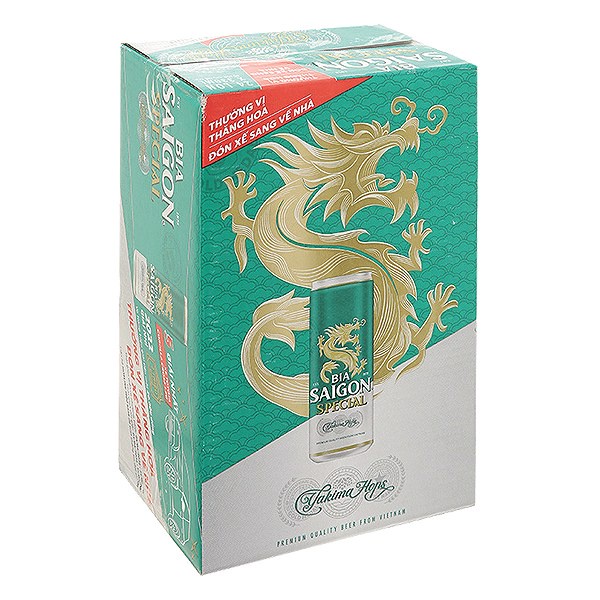 Bia Saigon Special Sleek Thùng 24 Lon 330Ml