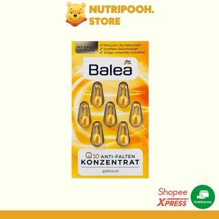 Vỉ 7 viên nang dưỡng da Balea Q10, tinh chất serum nang 7 Viên chính hãng Đức
