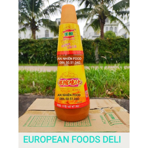 Nước Cốt Gà Cô Đặc Thượng Hạng Chai 1KG Annhienfooddeli