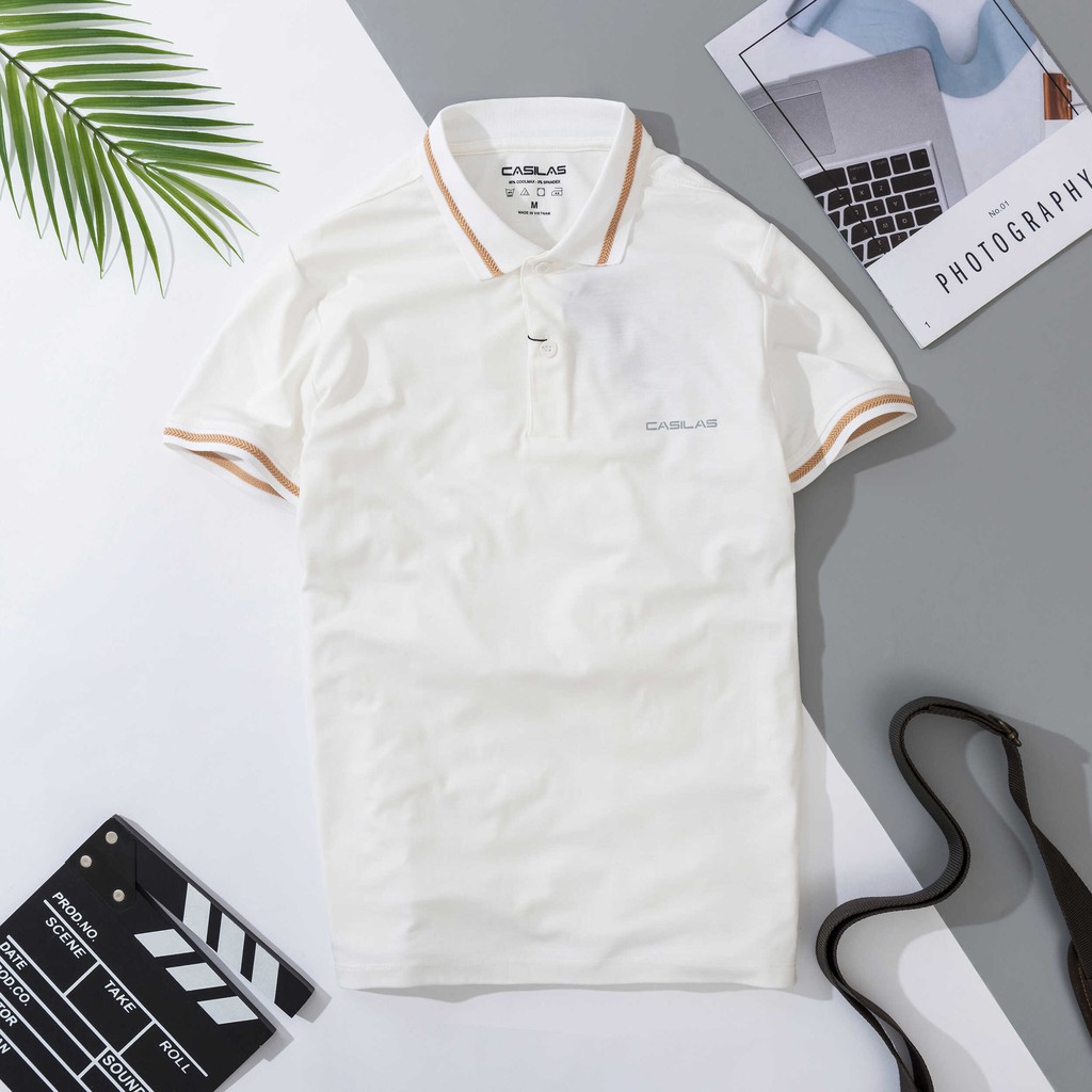 Áo polo nam cao cấp cổ dệt, vải coolmax mềm mịn và cực thấm hút mồ hôi, form công sở P2109 | BigBuy360 - bigbuy360.vn