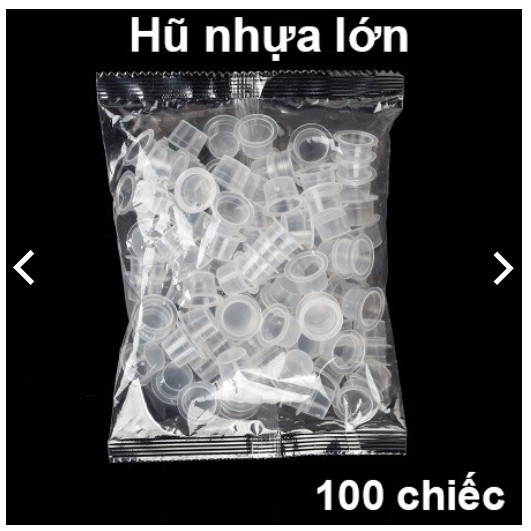 COMBO Túi khoảng 100 Chiếc Chum (hũ) đựng mực phun xăm lông mày, môi mí