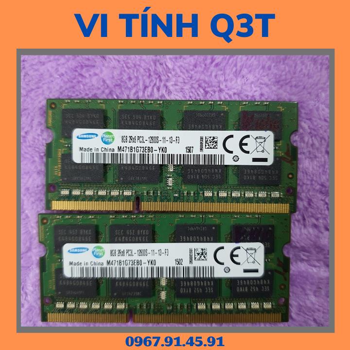 Ram Laptop DDR3 4GB, Ram DDR3L 4G, Bus 1066, 1333, 1600 .Ram laptop tháo máy, Bảo Hành 3 Năm