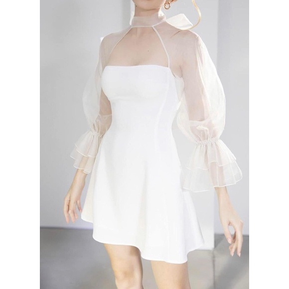 Đầm thiết kế bigsize chubby tay phồng cao cấp  AV39-0922