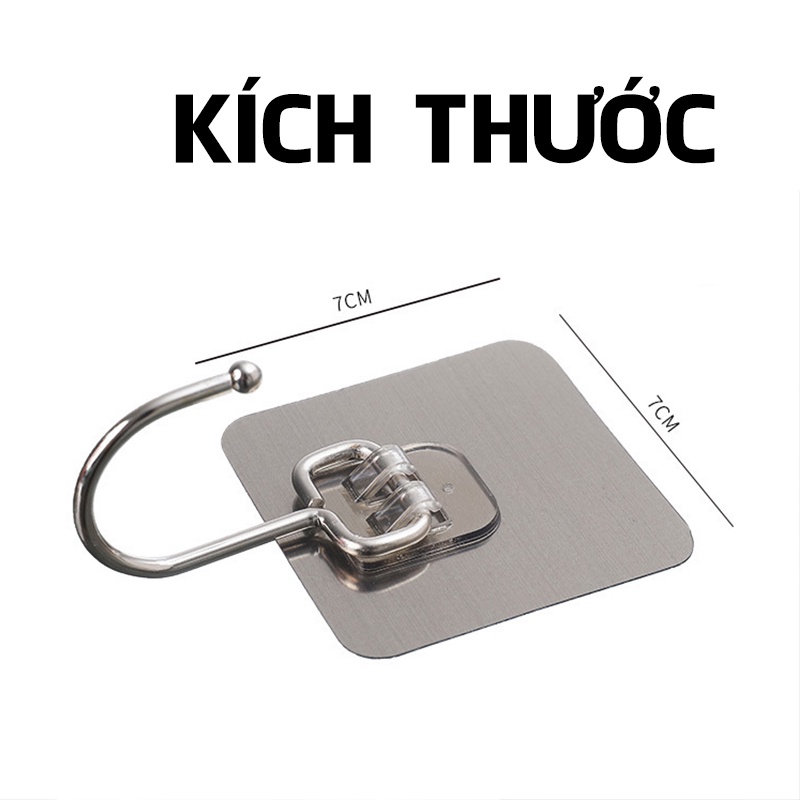 Móc dán tường chịu lực lên tới 5kg dính tốt trên mọi bề mặt móc dán tường siêu dính