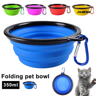 Bát Đựng Thức Ăn / Nước Uống 2 Trong 1 Có Thể Gấp Gọn Cho Thú Cưng