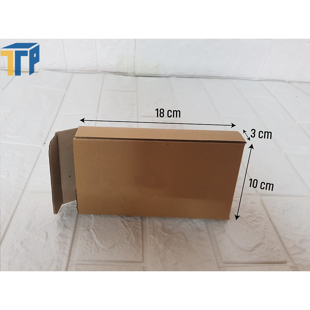 18x10x3 Hộp carton đóng hàng, thùng bìa carton COD đóng hàng