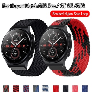 Dây Đeo Nylon Co Dãn 22mm 20mm Cho Đồng Hồ Huawei Gt2E / Gt 2 / Gt