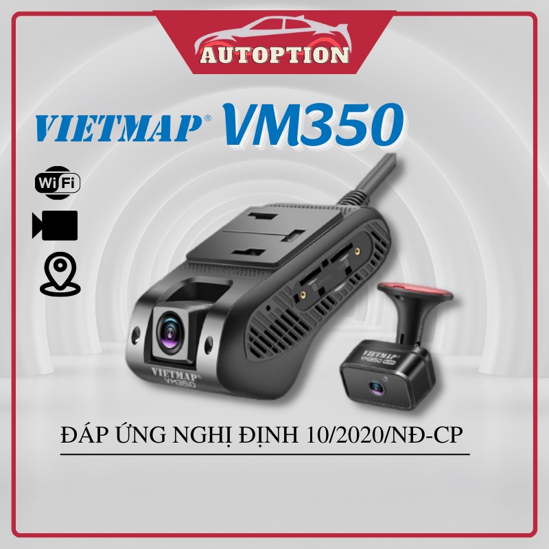 Vietmap VM350 - Camera Giám Sát Hành Trình Trực Tuyến chuẩn NĐ10/2020- HÀNG CHÍNH HÃNG